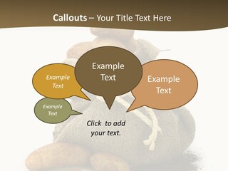 White Potato Farm PowerPoint Template