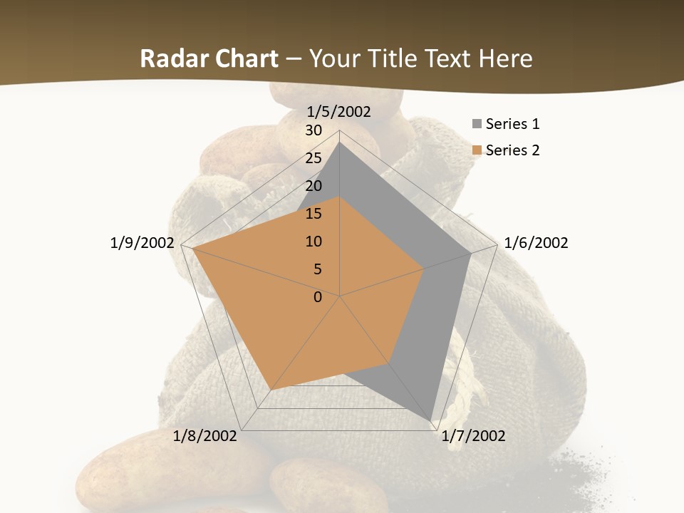 White Potato Farm PowerPoint Template