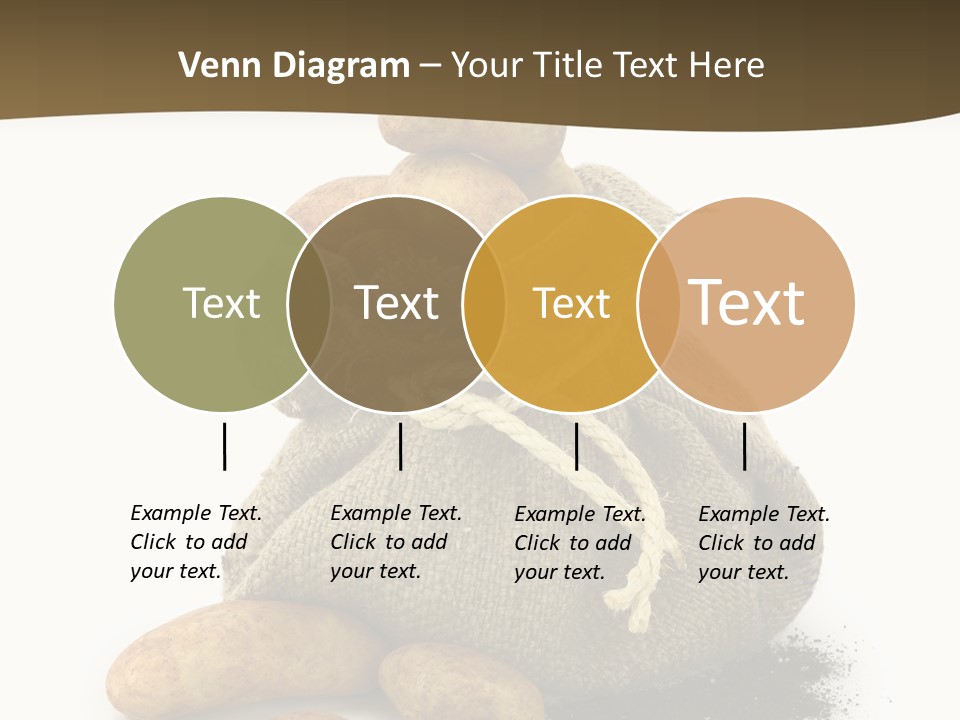 White Potato Farm PowerPoint Template