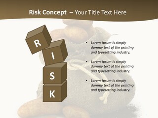 White Potato Farm PowerPoint Template
