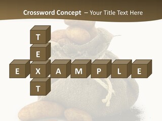 White Potato Farm PowerPoint Template