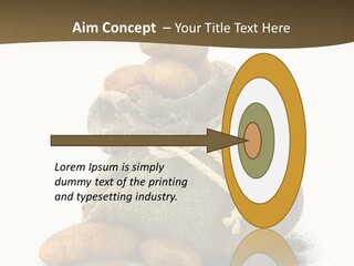 White Potato Farm PowerPoint Template