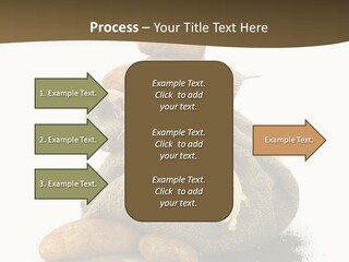 White Potato Farm PowerPoint Template
