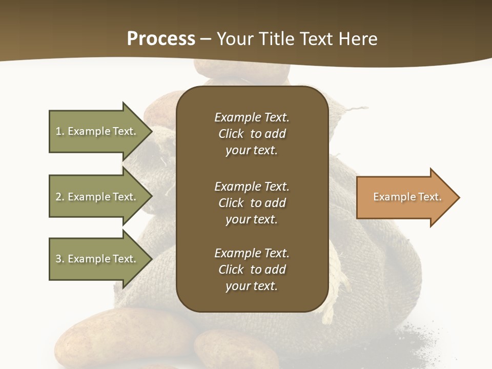 White Potato Farm PowerPoint Template