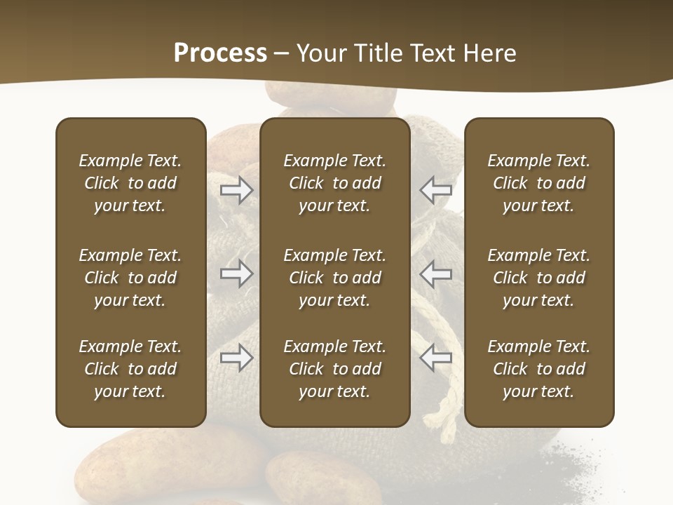 White Potato Farm PowerPoint Template