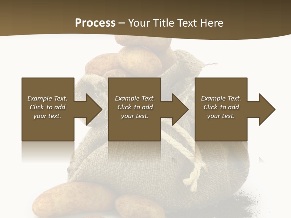 White Potato Farm PowerPoint Template