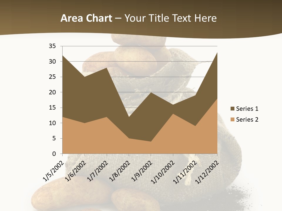 White Potato Farm PowerPoint Template