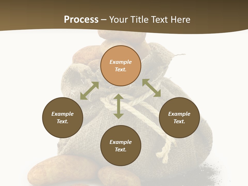 White Potato Farm PowerPoint Template