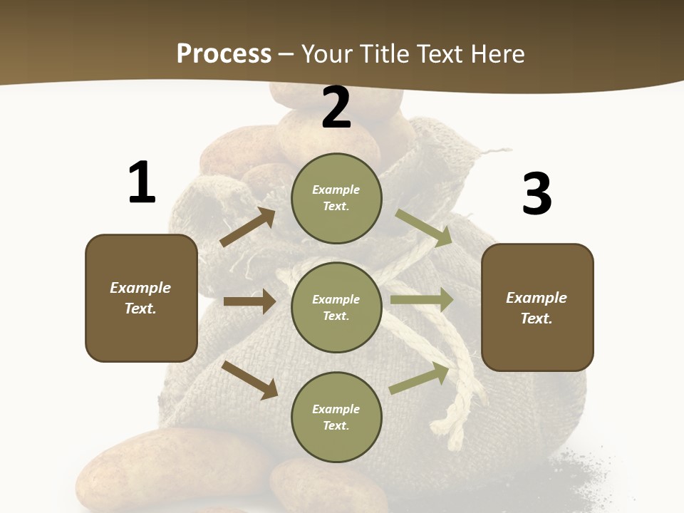 White Potato Farm PowerPoint Template