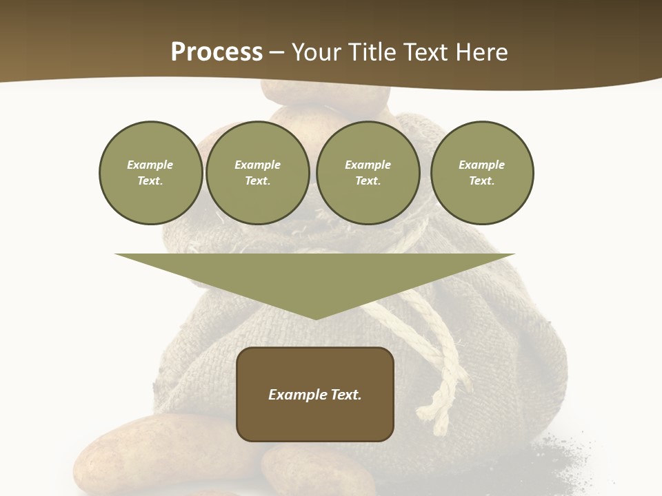White Potato Farm PowerPoint Template