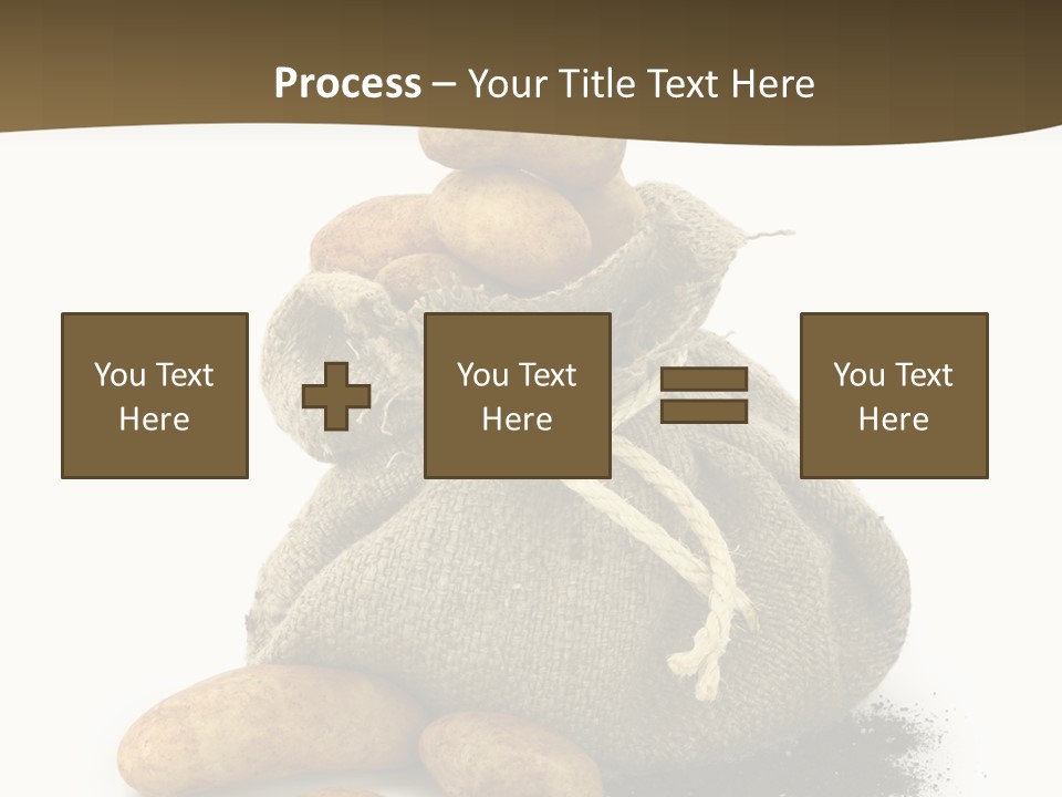 White Potato Farm PowerPoint Template