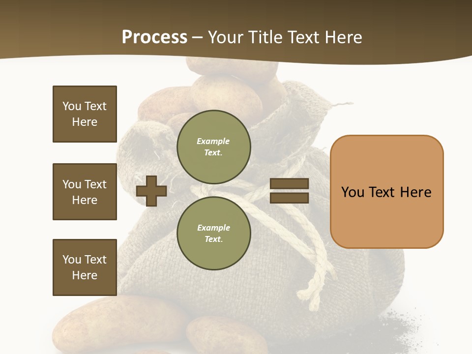 White Potato Farm PowerPoint Template
