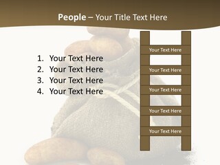 White Potato Farm PowerPoint Template