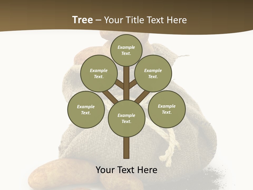 White Potato Farm PowerPoint Template