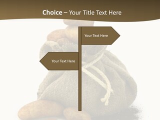 White Potato Farm PowerPoint Template