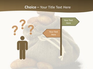 White Potato Farm PowerPoint Template