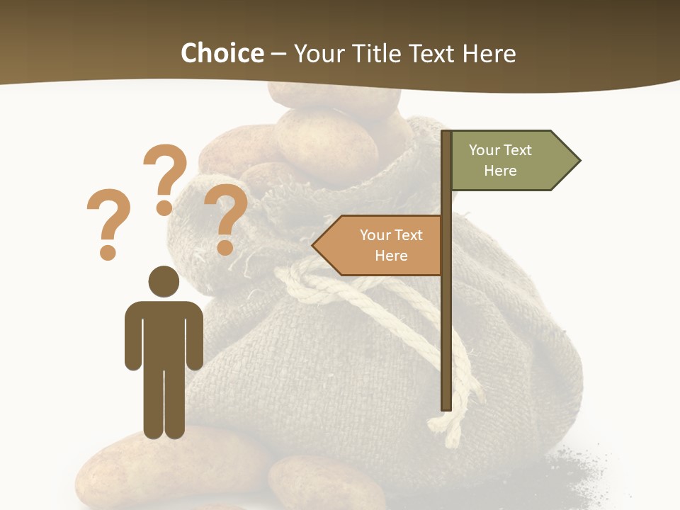 White Potato Farm PowerPoint Template