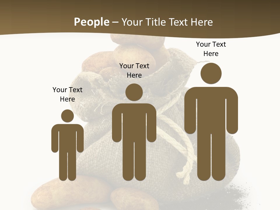 White Potato Farm PowerPoint Template