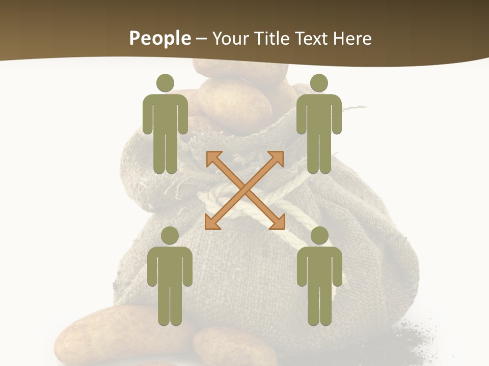 White Potato Farm PowerPoint Template