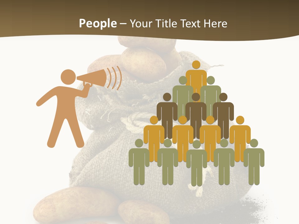 White Potato Farm PowerPoint Template