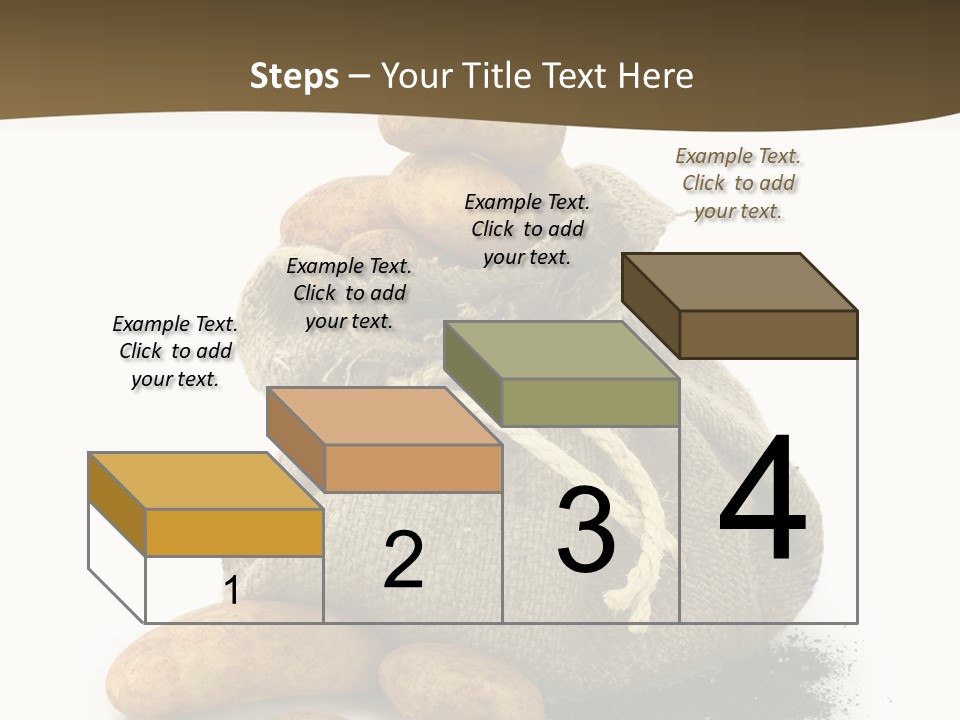White Potato Farm PowerPoint Template