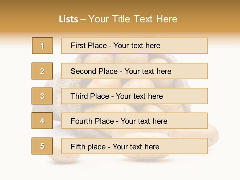 Speise Gemuese Neu PowerPoint Template