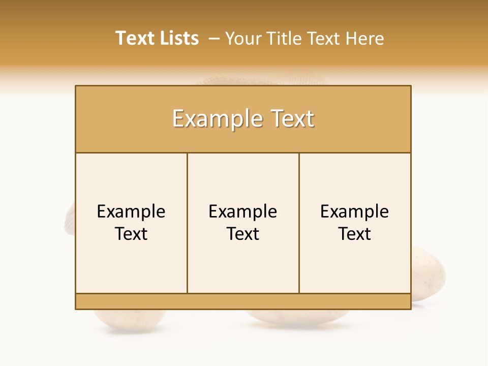 Speise Gemuese Neu PowerPoint Template