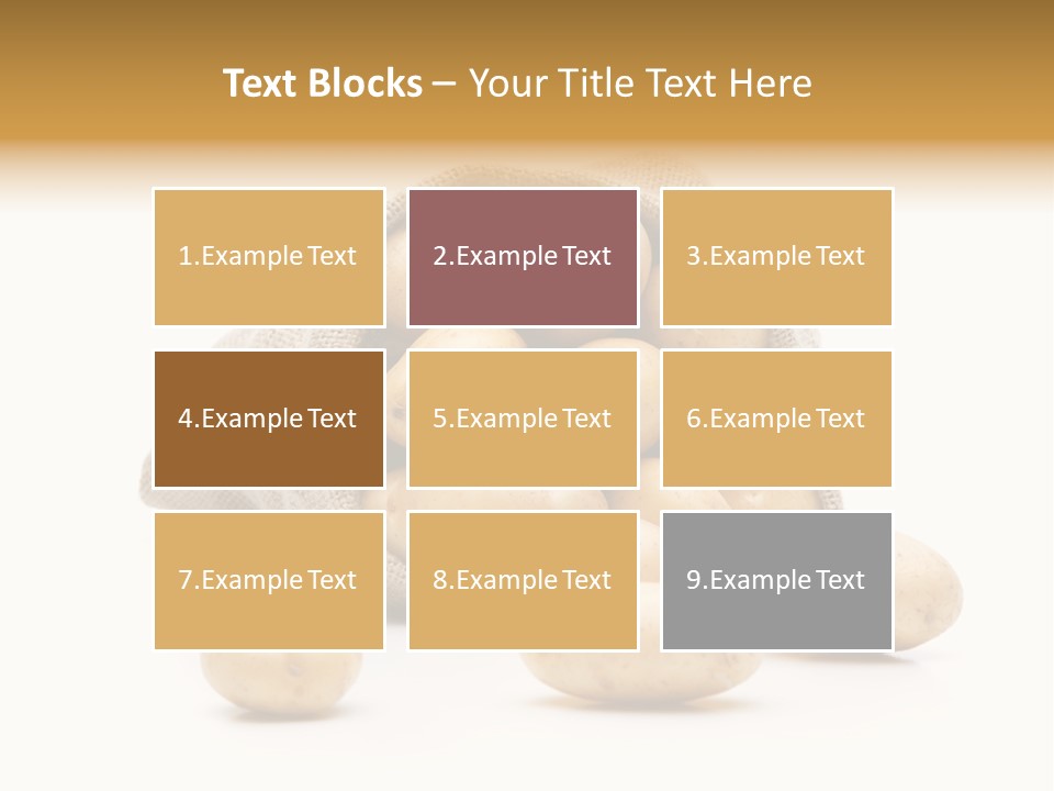 Speise Gemuese Neu PowerPoint Template