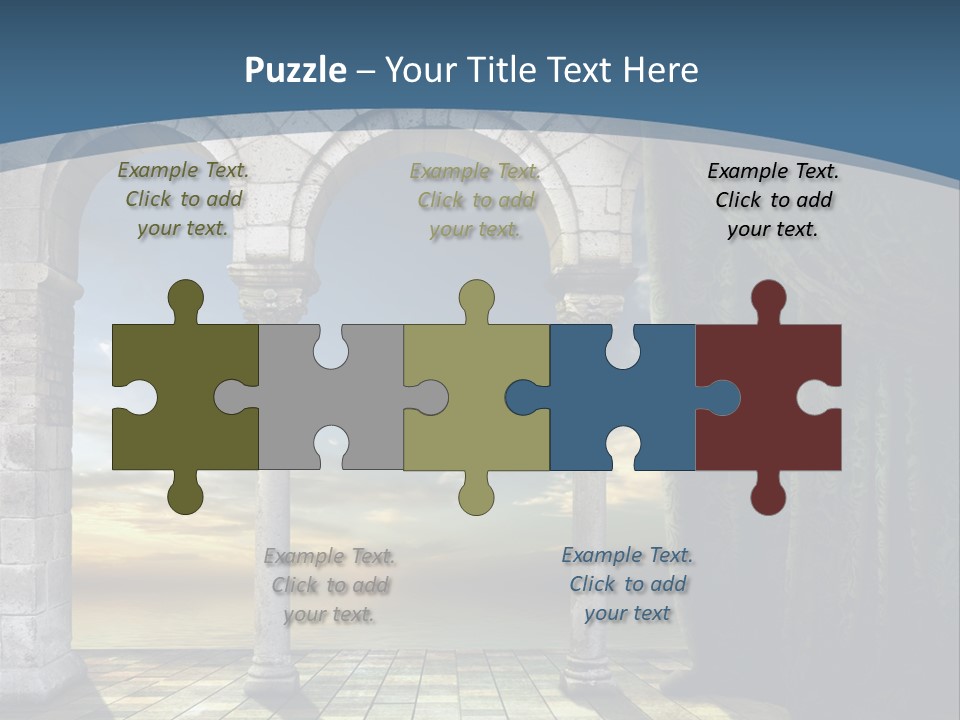 Duesseldorf Shadow Pattern PowerPoint Template