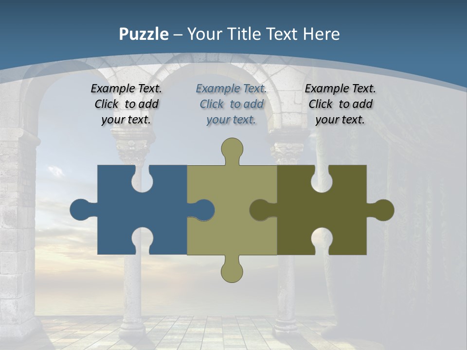 Duesseldorf Shadow Pattern PowerPoint Template