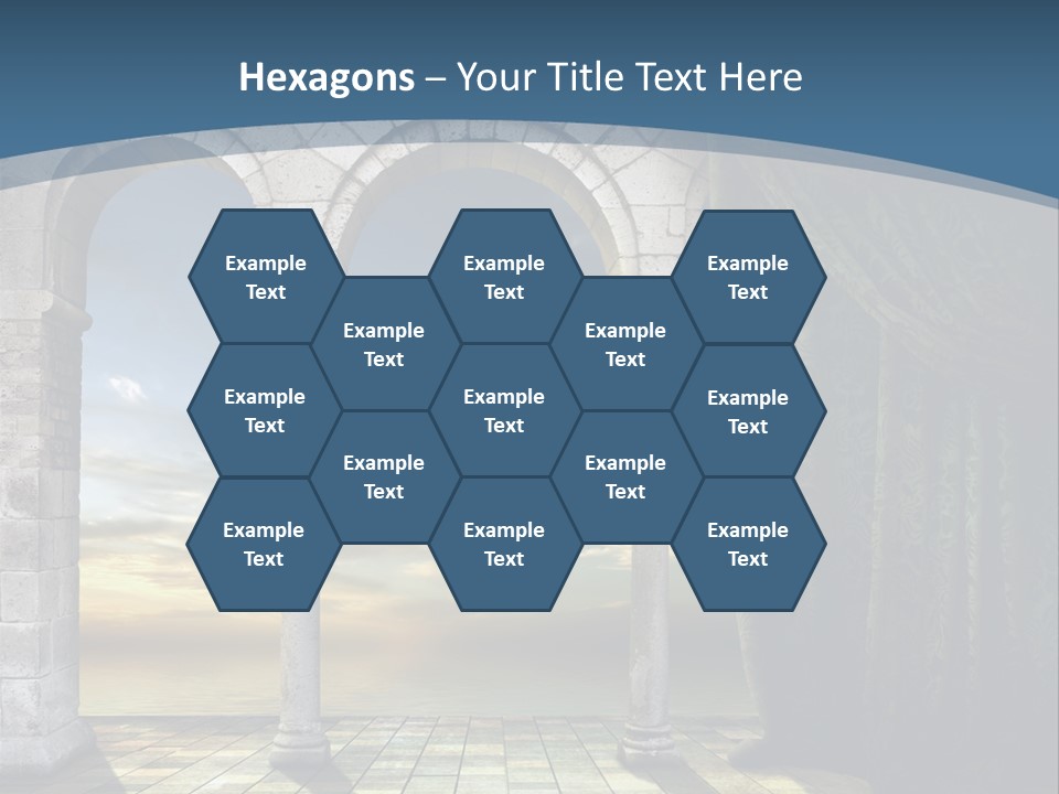 Duesseldorf Shadow Pattern PowerPoint Template