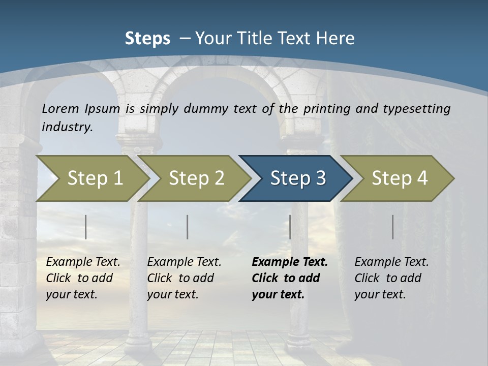 Duesseldorf Shadow Pattern PowerPoint Template