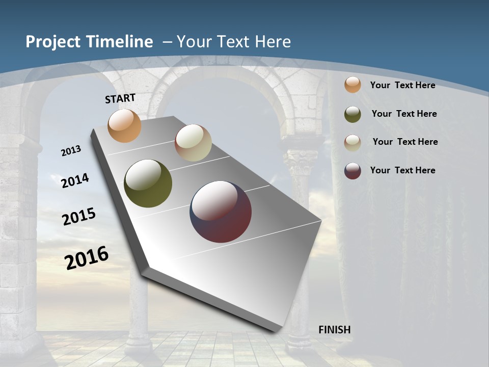 Duesseldorf Shadow Pattern PowerPoint Template