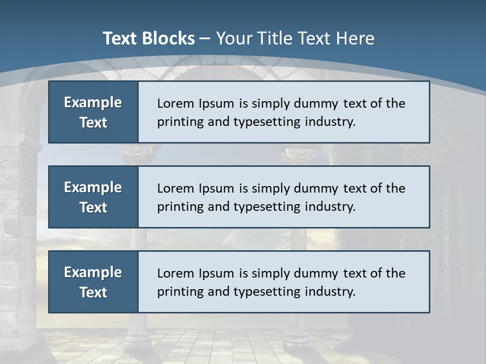 Duesseldorf Shadow Pattern PowerPoint Template