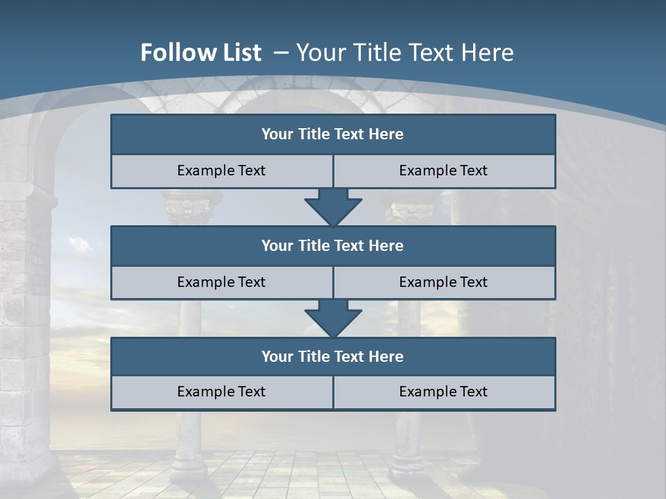 Duesseldorf Shadow Pattern PowerPoint Template