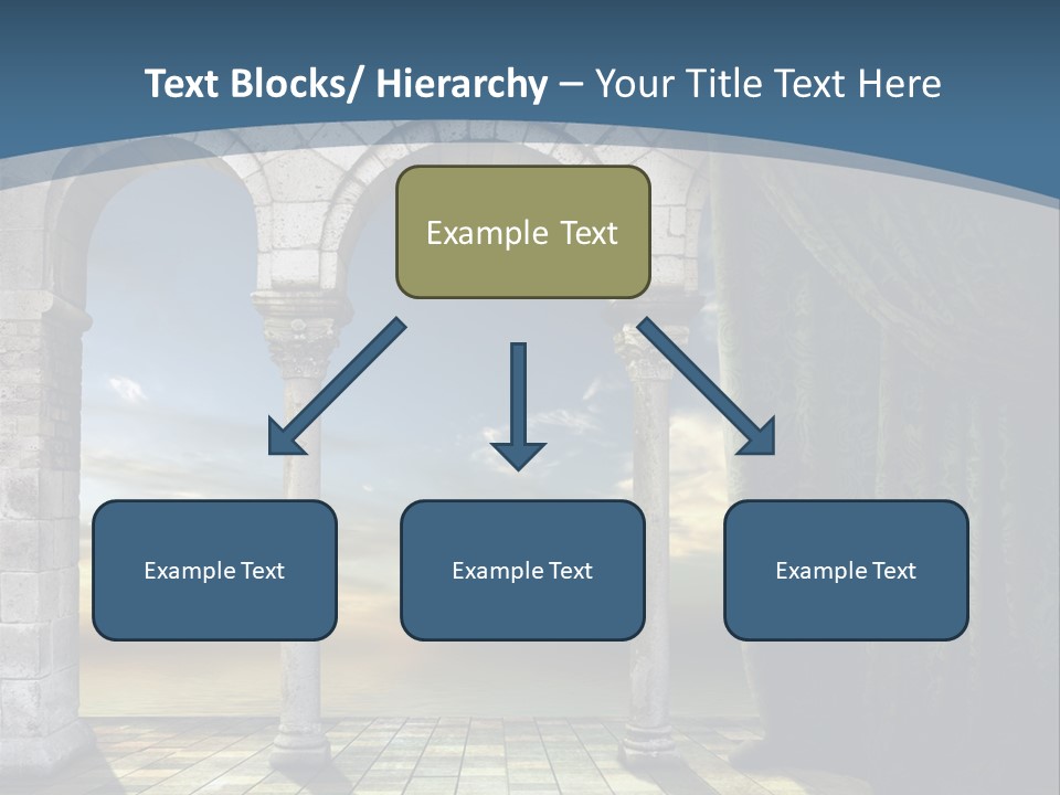 Duesseldorf Shadow Pattern PowerPoint Template