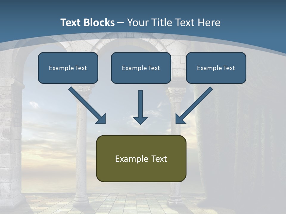 Duesseldorf Shadow Pattern PowerPoint Template