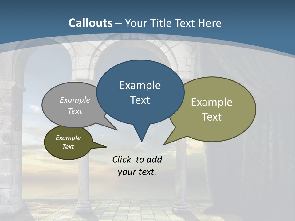 Duesseldorf Shadow Pattern PowerPoint Template