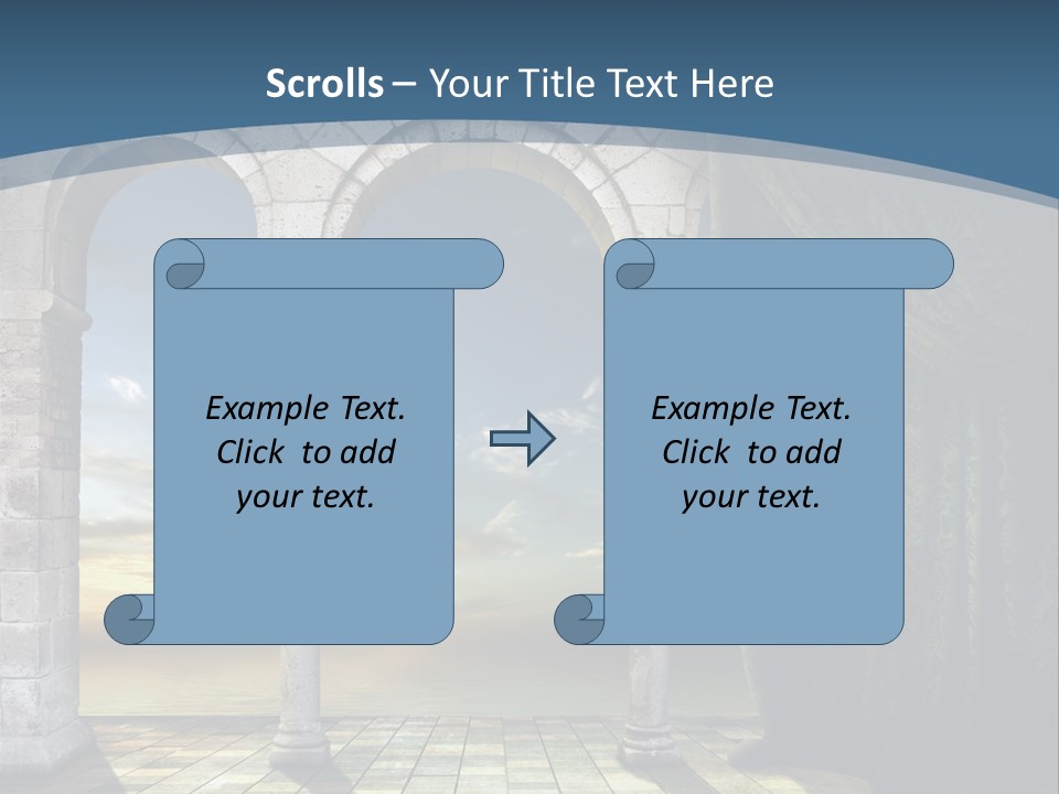 Duesseldorf Shadow Pattern PowerPoint Template