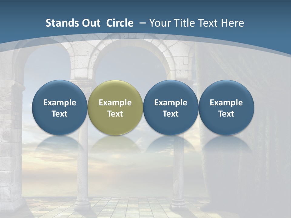 Duesseldorf Shadow Pattern PowerPoint Template