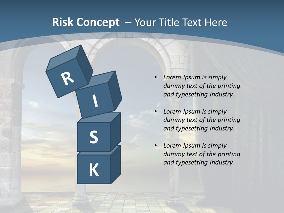 Duesseldorf Shadow Pattern PowerPoint Template