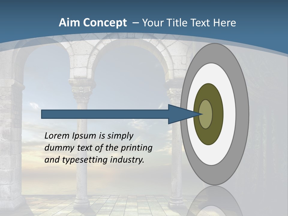 Duesseldorf Shadow Pattern PowerPoint Template