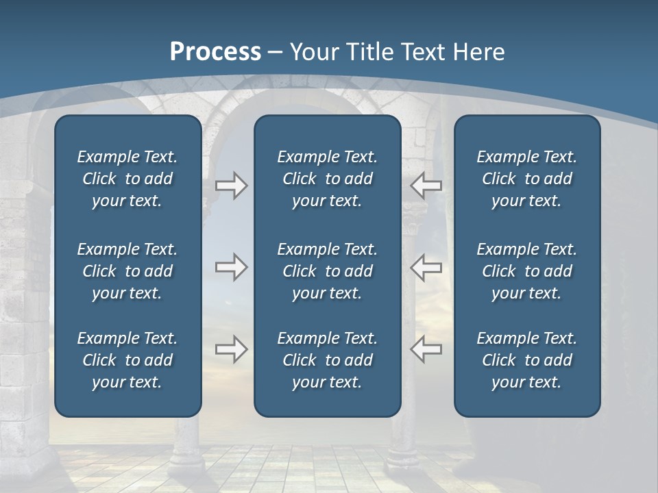 Duesseldorf Shadow Pattern PowerPoint Template