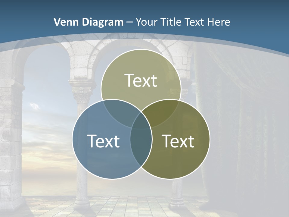 Duesseldorf Shadow Pattern PowerPoint Template