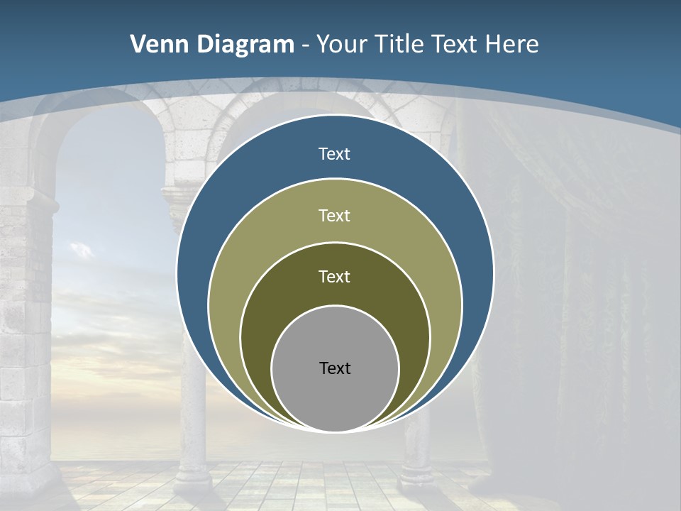 Duesseldorf Shadow Pattern PowerPoint Template