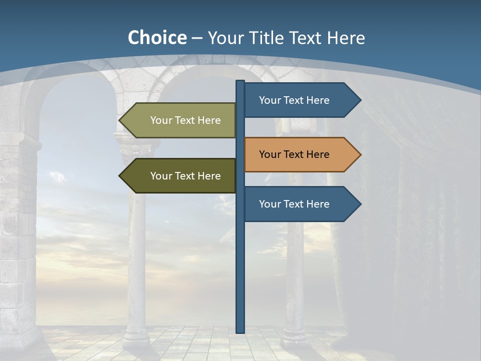 Duesseldorf Shadow Pattern PowerPoint Template