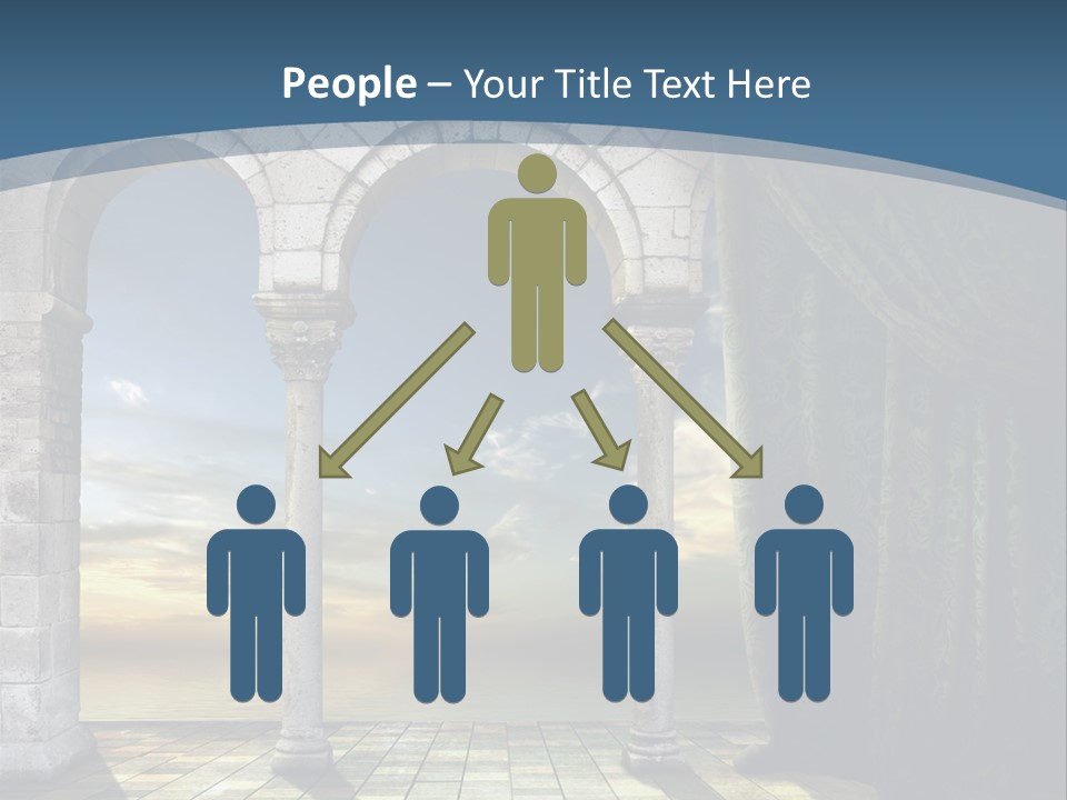 Duesseldorf Shadow Pattern PowerPoint Template