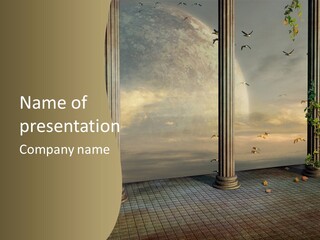 Light Horizon Heaven PowerPoint Template