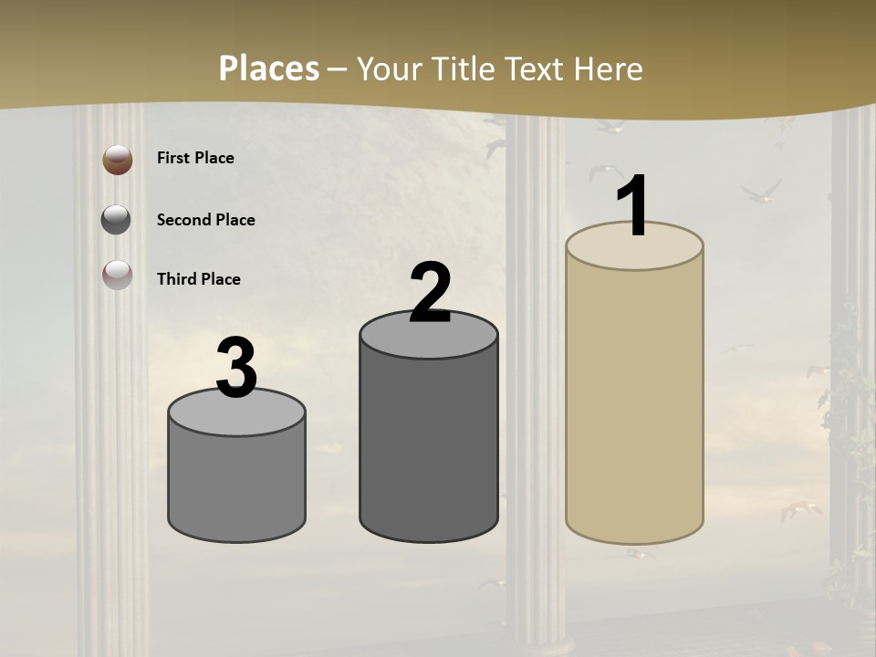 Light Horizon Heaven PowerPoint Template