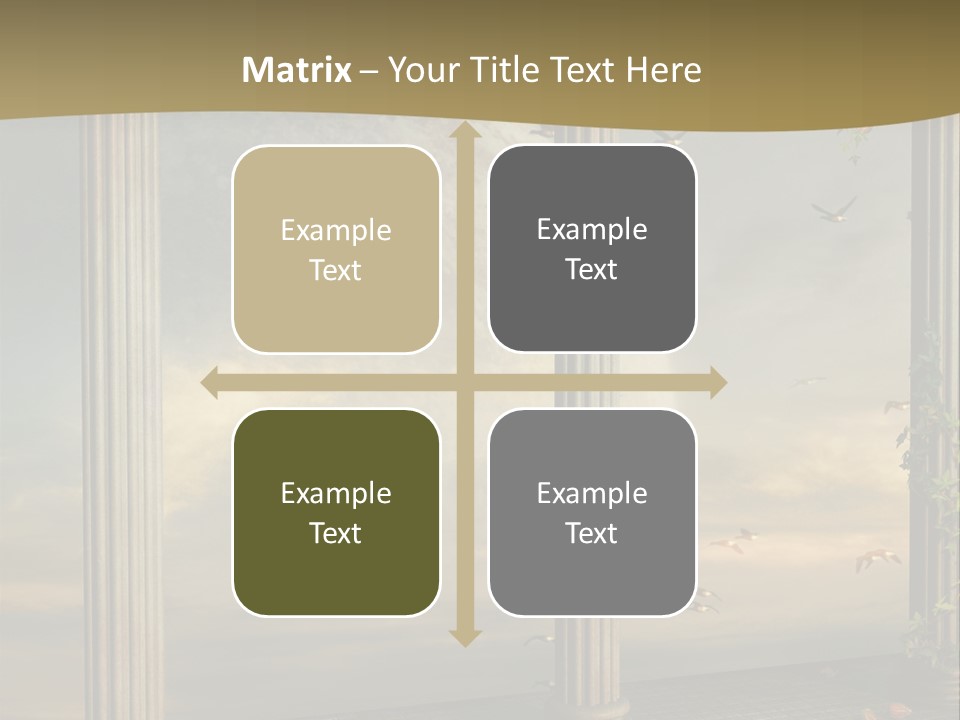 Light Horizon Heaven PowerPoint Template